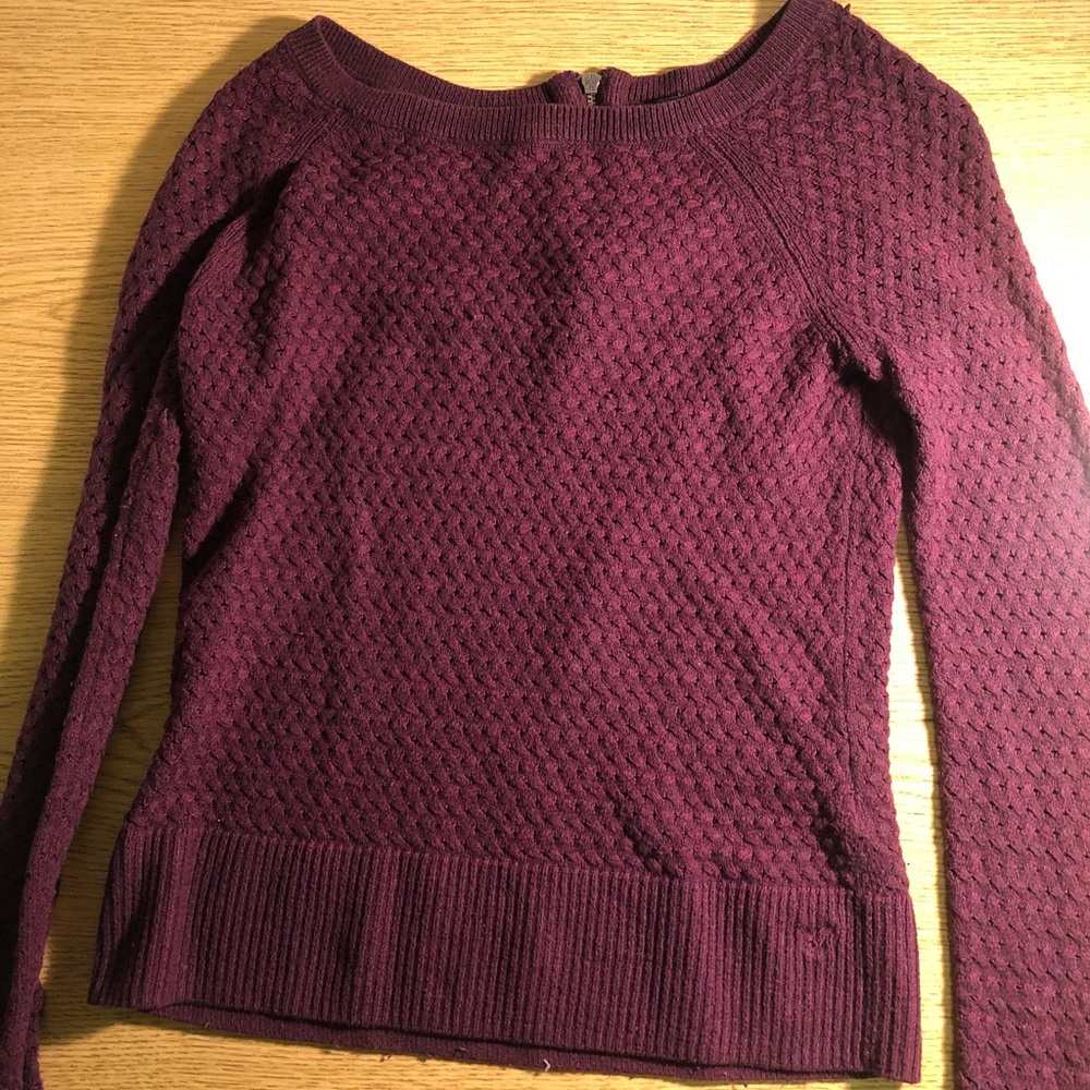 American Eagle sweater with zipper in back